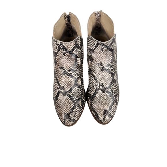 Dolce Vita Karsen Python Snakeskin Bootie Ankle Boots Women's Size 7.5 - Picture 8 of 11